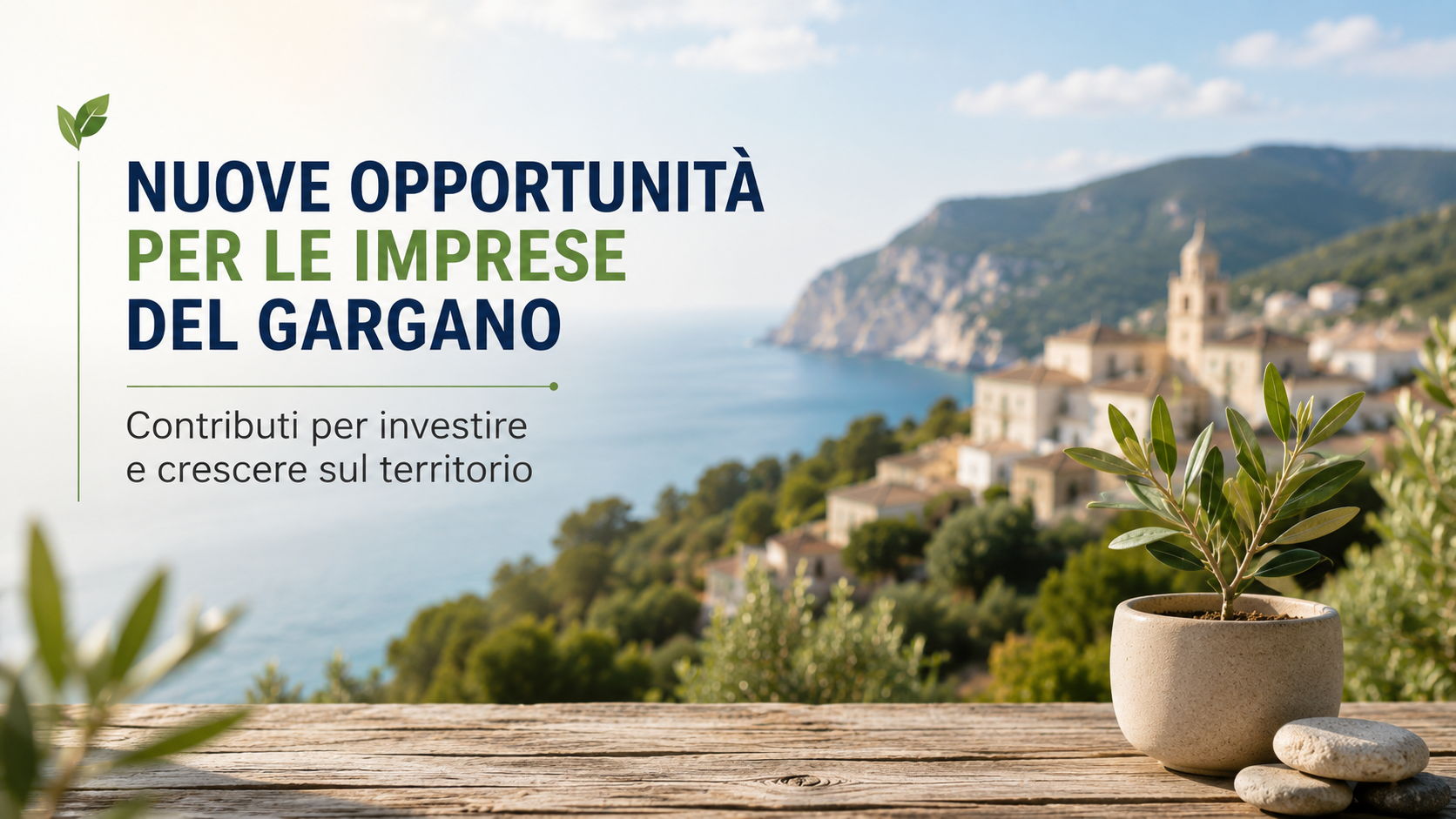 GAL Gargano: contributi fino a 50.000 euro per nuove imprese e attività extra-agricole